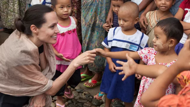 Angelina Jolie Charity Work