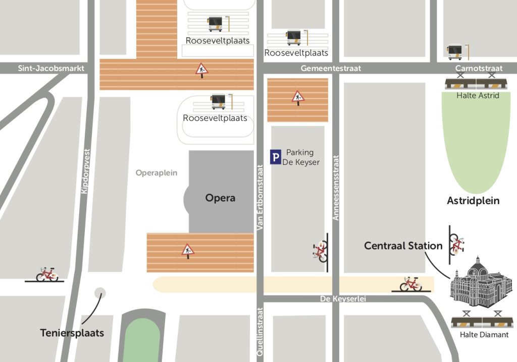 Bereikbaarheid Opera Antwerpen Opera Ballet Vlaanderen